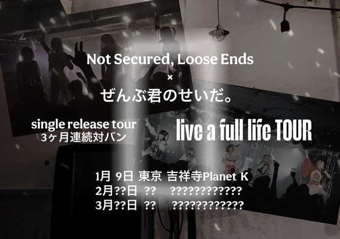 ぜんぶ君のせいだ。× Not Secured,Loose Ends