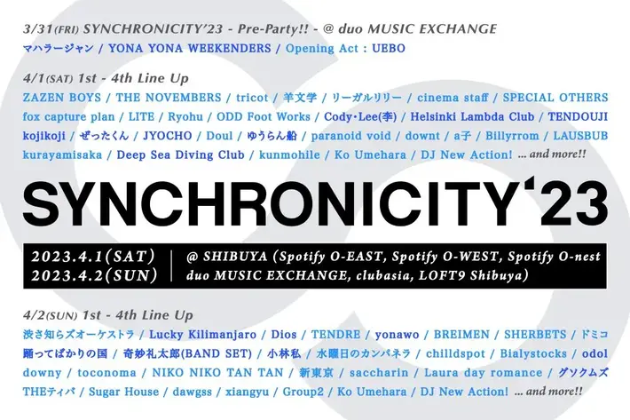 "SYNCHRONICITY'23 - Pre-Party!! -"