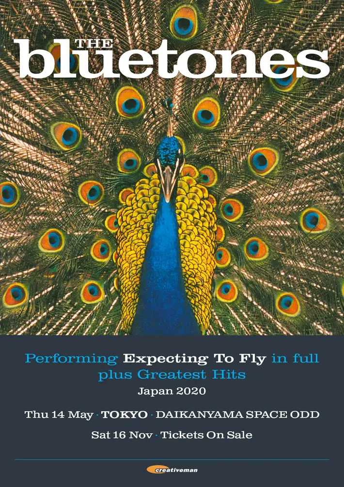 THE BLUETONES、ギター・ポップの名盤『Expecting To Fly』完全再現＆ベスト・ヒット演奏するスペシャル・ライヴを来年5/14代官山 SPACE ODDにて開催