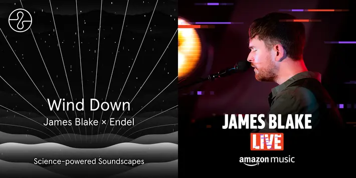 James Blake、安眠アプリ"Endel"のためのアルバム『Wind Down』＆ライヴ音源収録したEP『Amazon Music Live』リリース